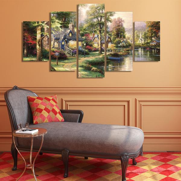 Fairy Tale Landscape – Nature Canvas Wall Art