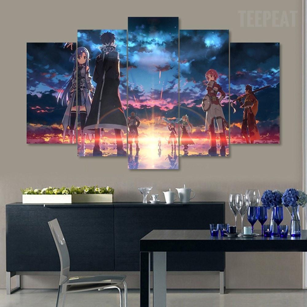 Fairytale “Fade Into Sunset” – Anime Canvas Wall Art