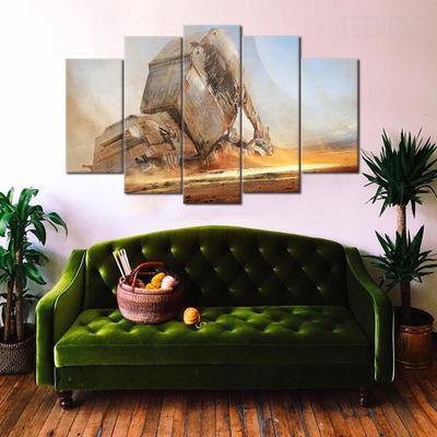 Fallen At At – Movie Canvas Wall Art