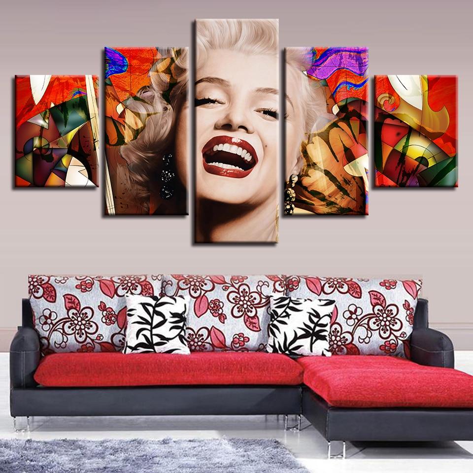 Famous Actress Marilyn Monroe – Famous Person Canvas Wall Art
