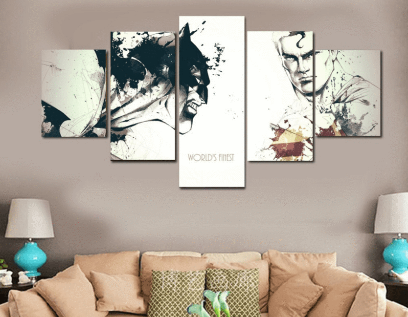 Famous Dc Comic Super Hero – Dc Canvas Wall Art