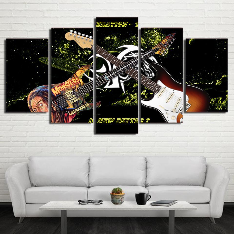Fantastic Guitar – Music Canvas Wall Art