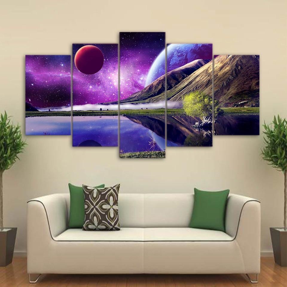 Fantasy Planet 01 – Space Canvas Wall Art