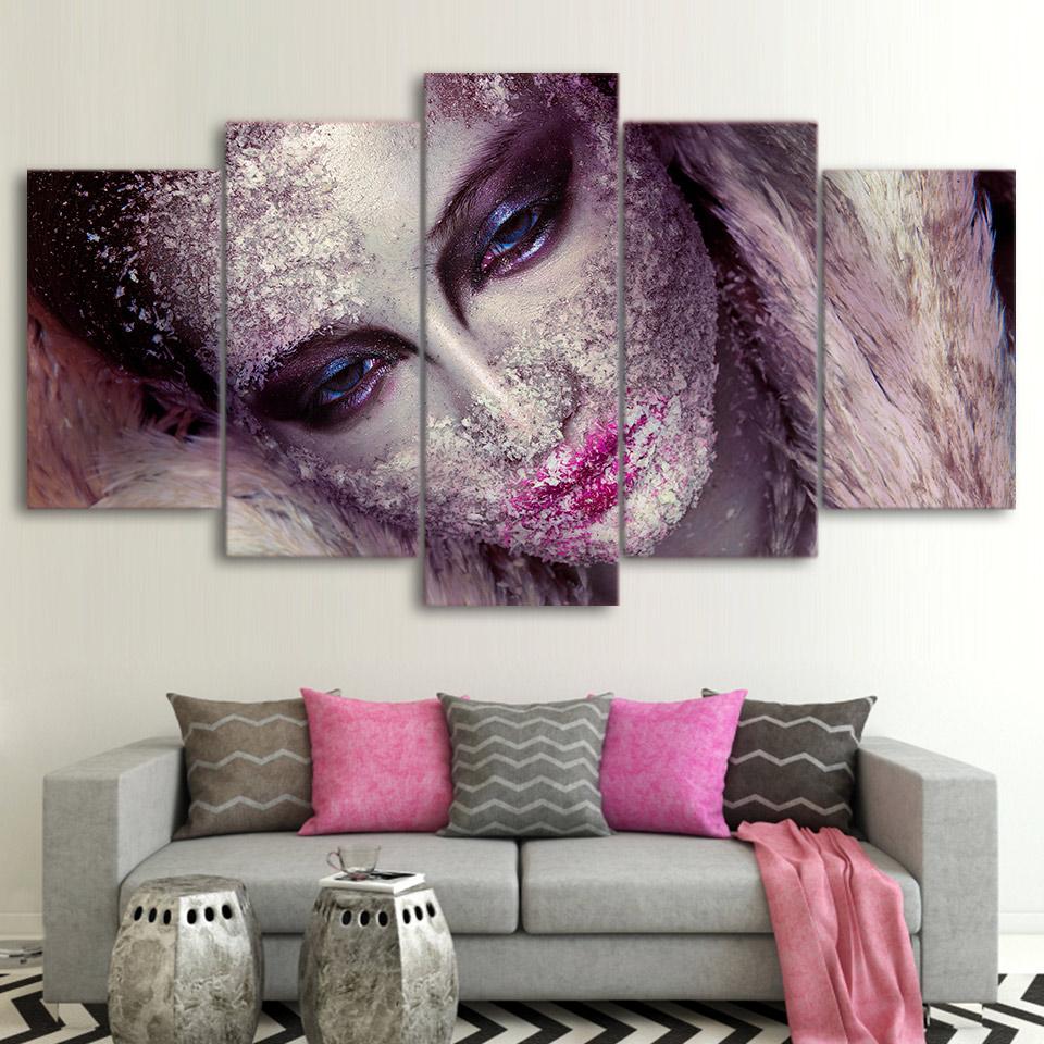 Fashion Makeup – Abstract Canvas Wall Art