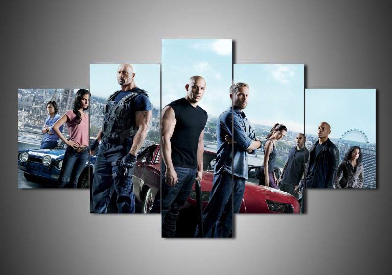 Fast And Furious – Movie Canvas Wall Art