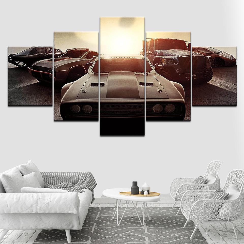 Fast And Furious Squad – Automative Canvas Wall Art