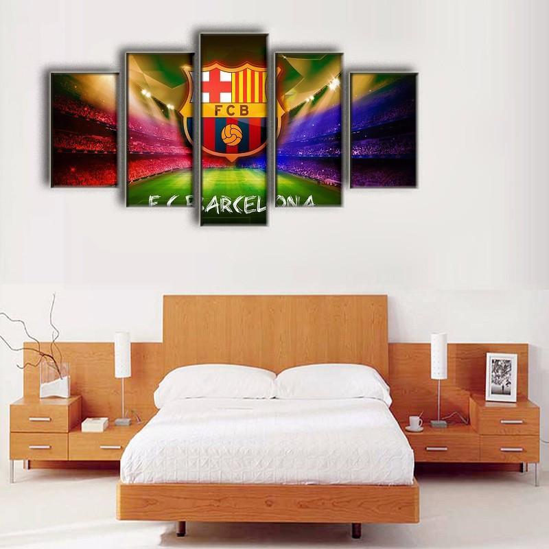 Fcb Football Club Barcelona Team – Sport Canvas Wall Art