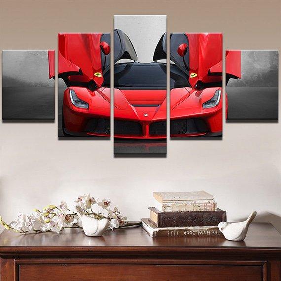 Ferrari Luxury Car – Automative Canvas Wall Art