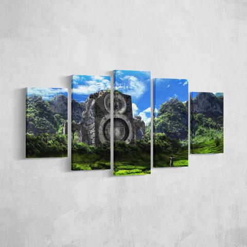 Fields Of Bass – Music Canvas Wall Art