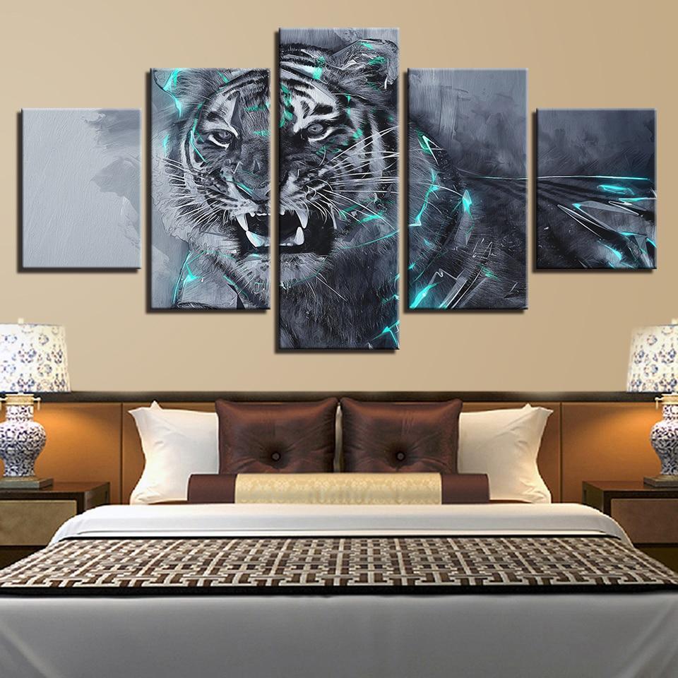 Fierce Tiger 01 – Animal Canvas Wall Art