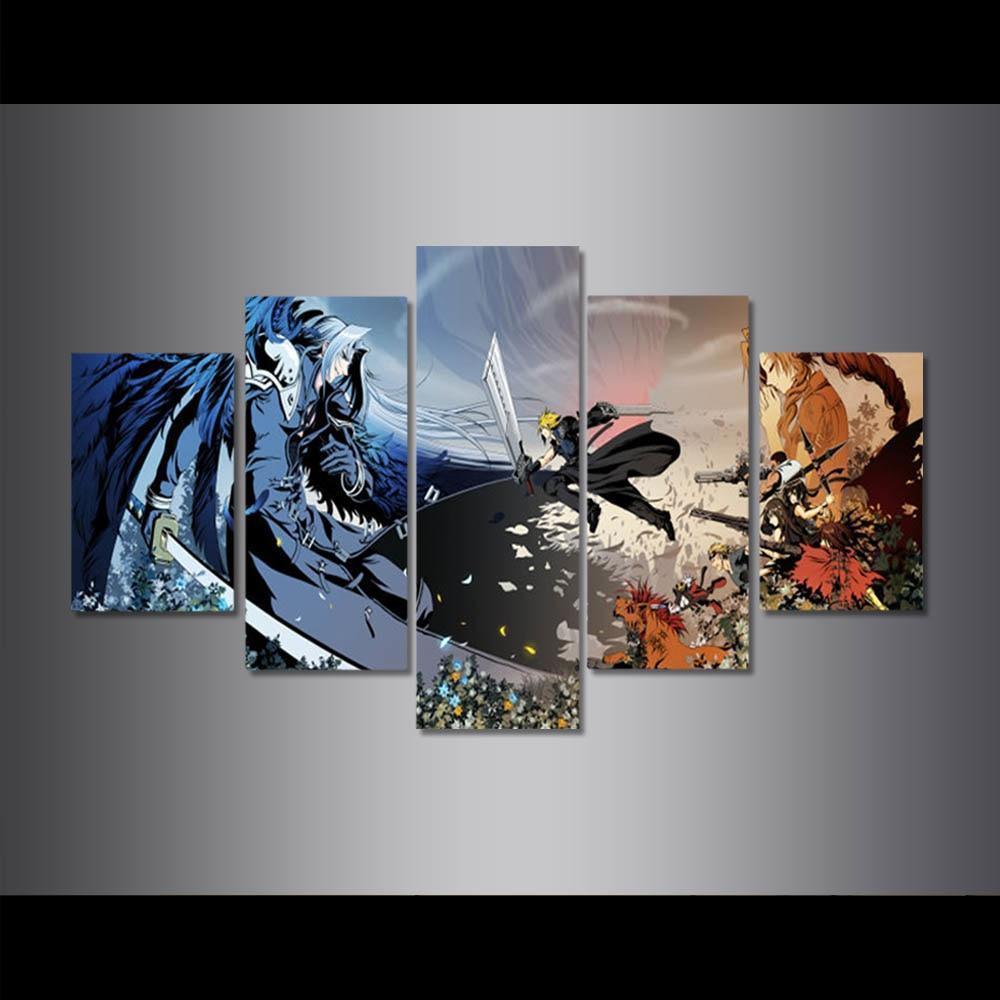 Final Fantasy Vii Art 1 Gaming – Canvas Wall Art