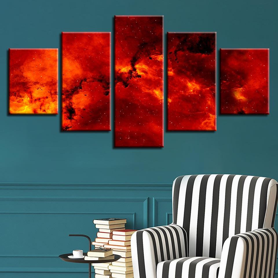 Fire Magma – Abstract Canvas Wall Art