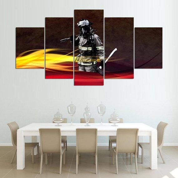 Firefighter 3 – Career Canvas Wall Art
