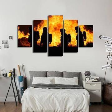 Firefighter 5 – Career Canvas Wall Art