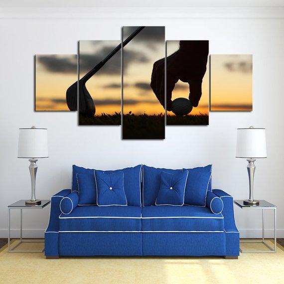First On Golf – Sport Canvas Wall Art