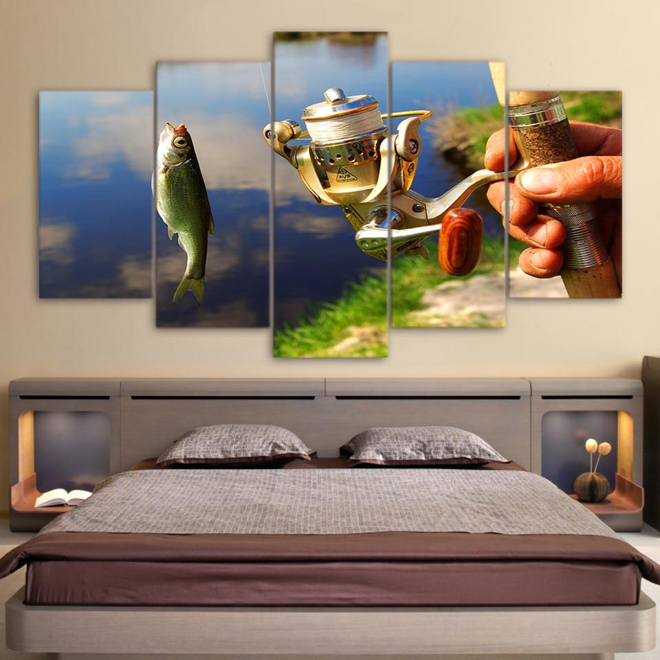Fish Pond – Fishing Canvas Wall Art