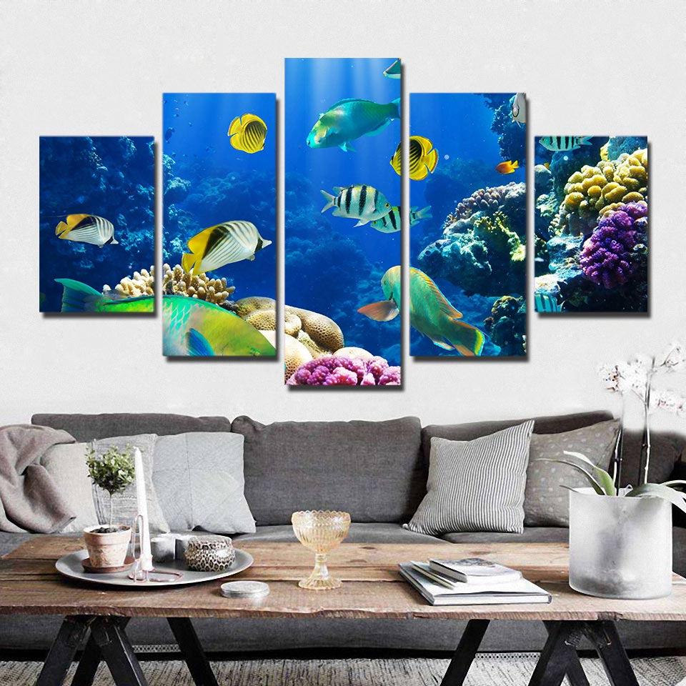 Fish Seabed 02 – Ocean Canvas Wall Art