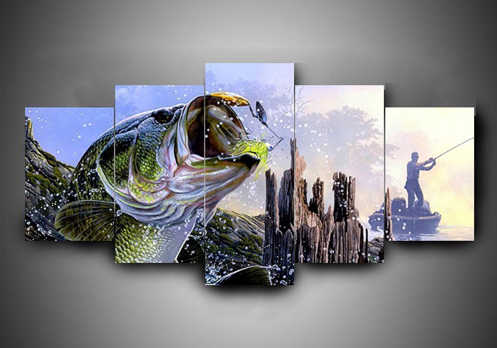Fishing 3 – Fishing Canvas Wall Art
