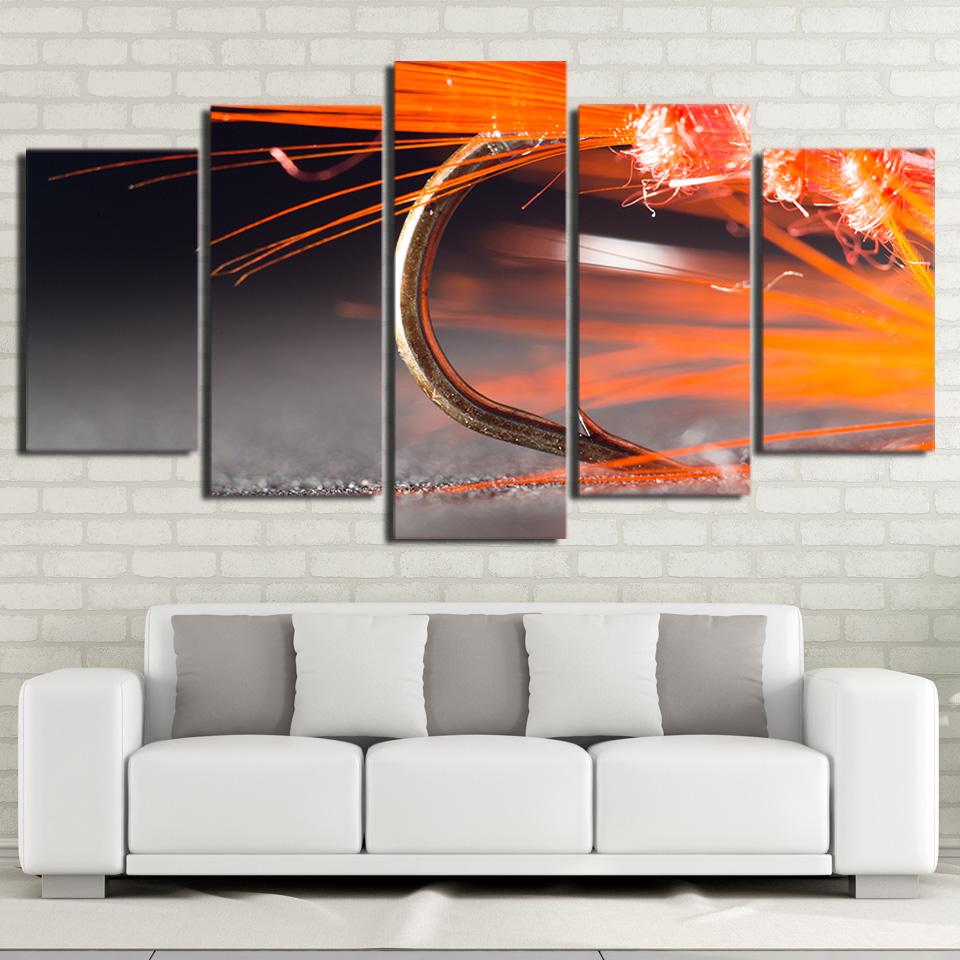 Fishing Hooks 1 – Fishing Canvas Wall Art