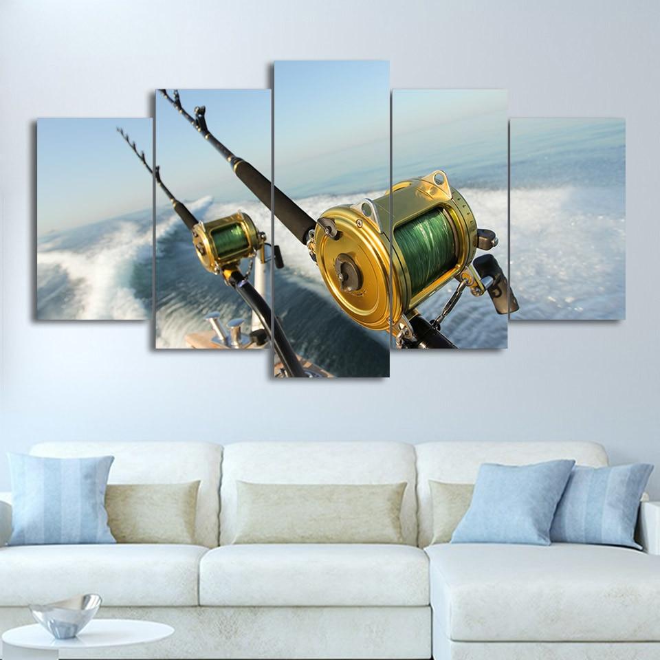 Fishing On The Sea 02 – Fishing Canvas Wall Art