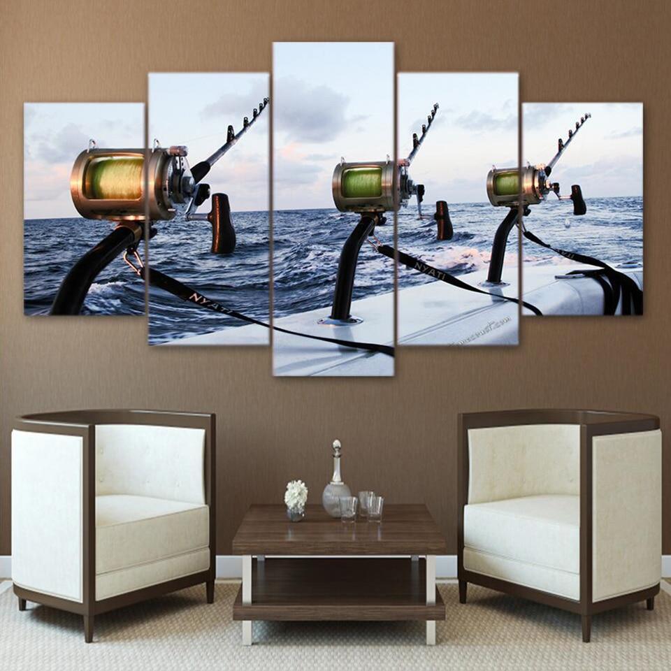 Fishing Rod 20 – Fishing Canvas Wall Art