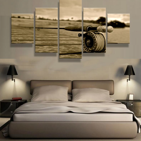 Fishing Rod – Fishing Canvas Wall Art