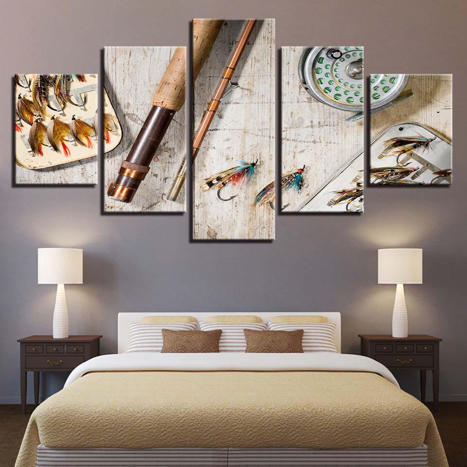 Fishing Tools – Fishing Canvas Wall Art