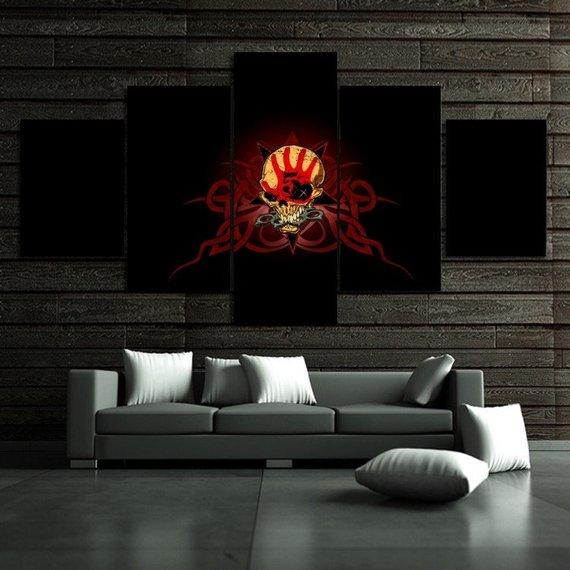 Five Finger Death Punch Rock – Music Canvas Wall Art
