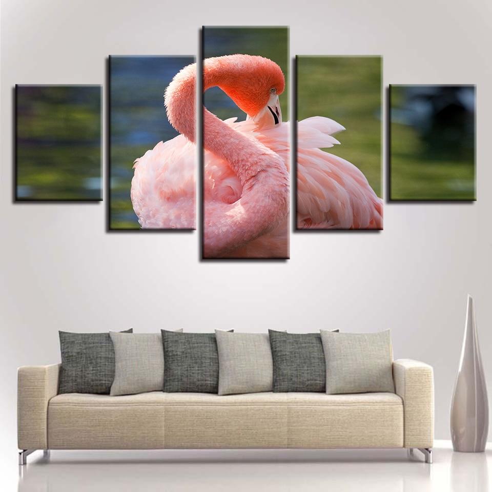 Flamingos 2 – Animal Canvas Wall Art