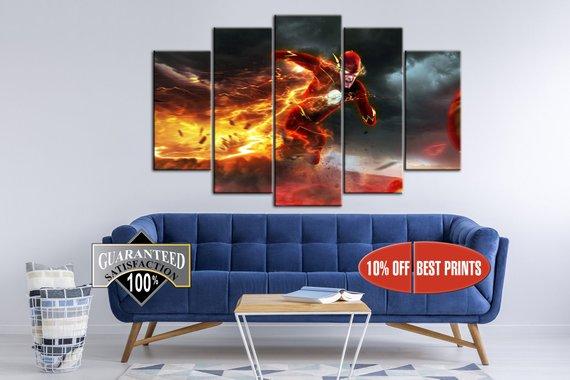 Flash 6 – Dc Canvas Wall Art