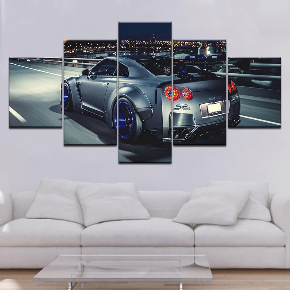 Flashy Nissan Gtr Sports 01 – Automative Canvas Wall Art