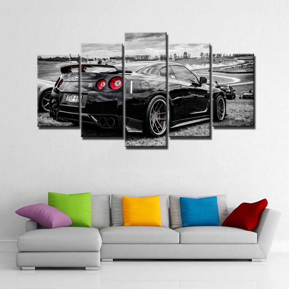 Flashy Nissan Gtr Sports Car 1 – Automative Canvas Wall Art