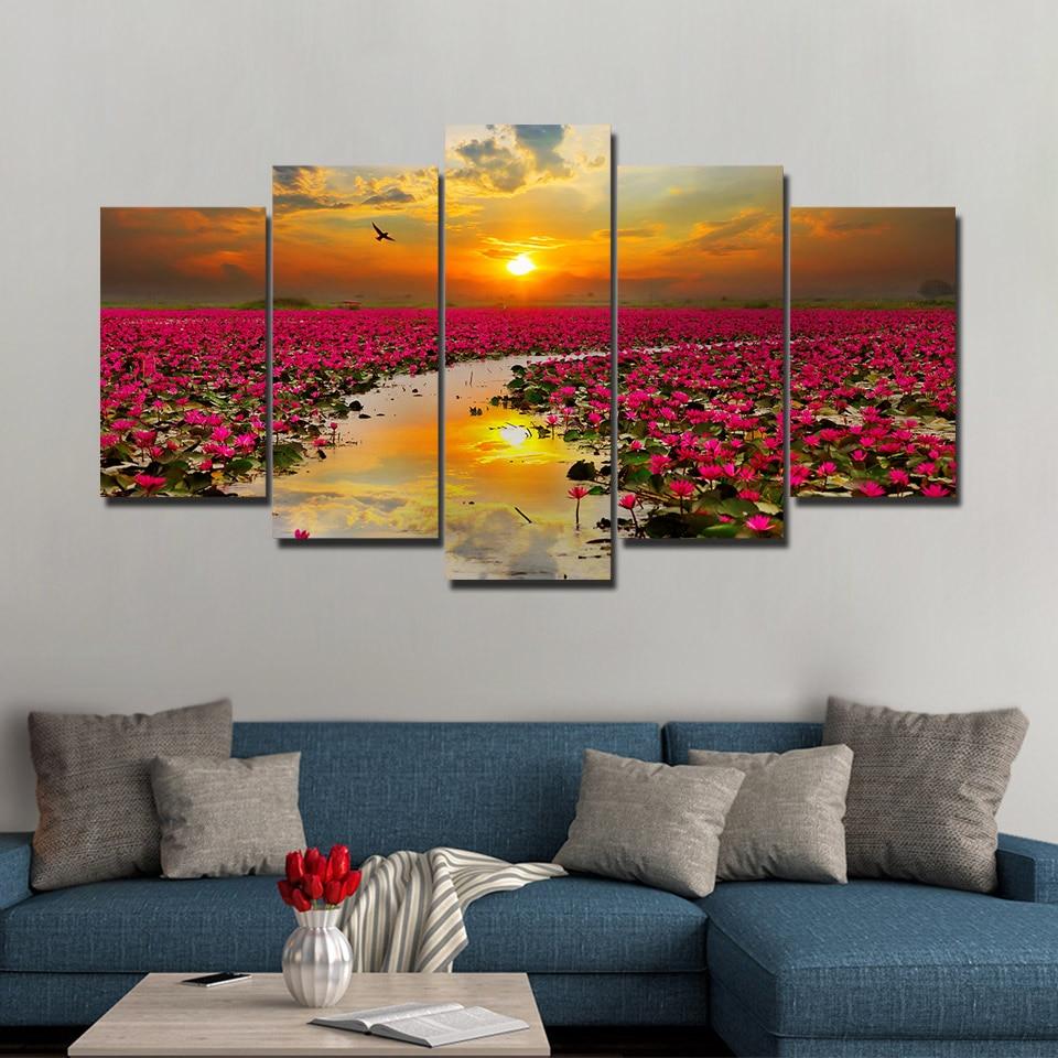 Flower Sea 01 – Nature Canvas Wall Art