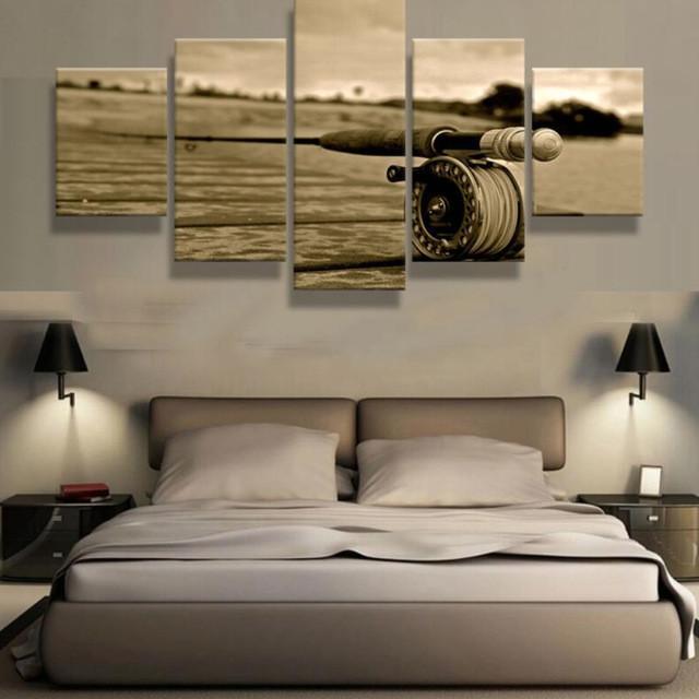Fly Rod Fly Fishing – Fishing Canvas Wall Art