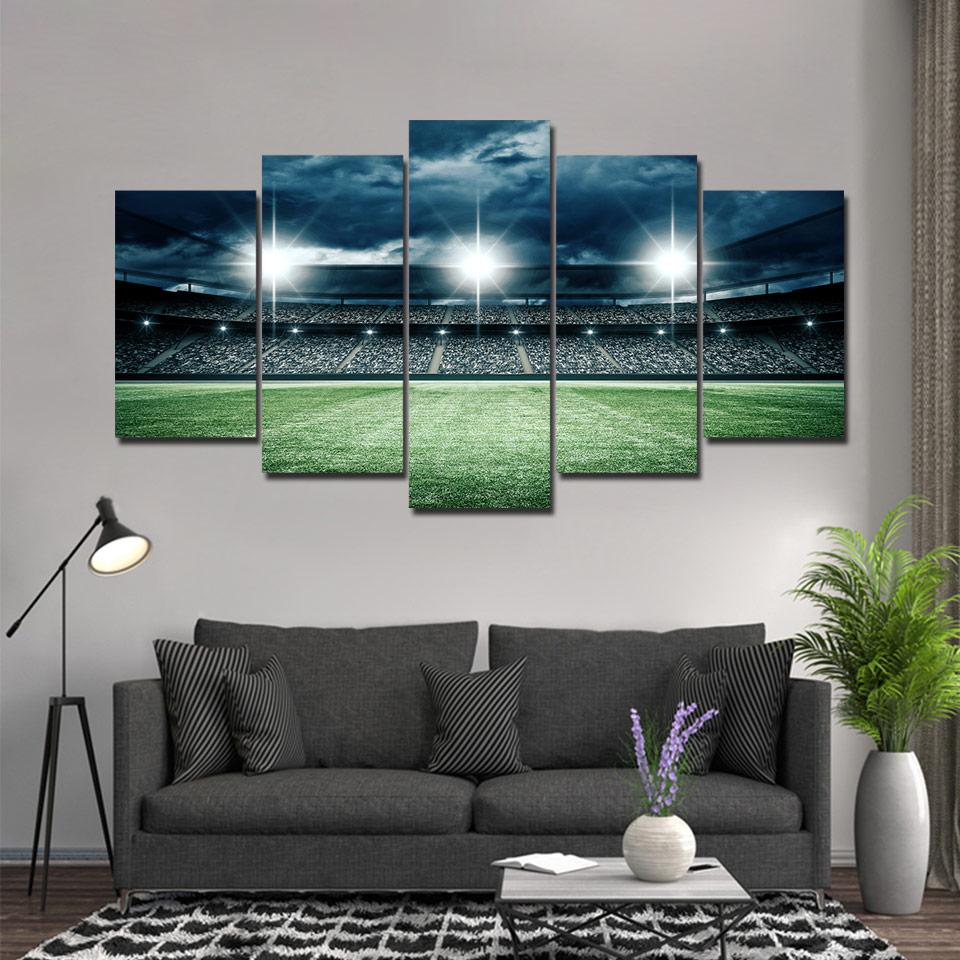 Football Field 01 – Sport Canvas Wall Art