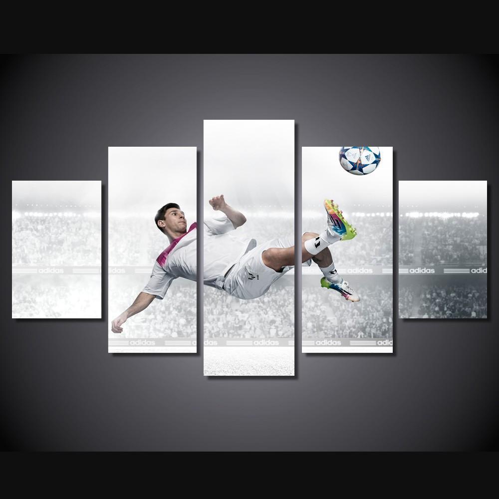 Football: Lionel Messi Sport – Canvas Wall Art
