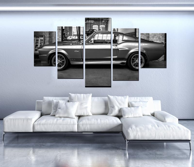 Ford Mustang Gt500 Eleanor – Automative Canvas Wall Art