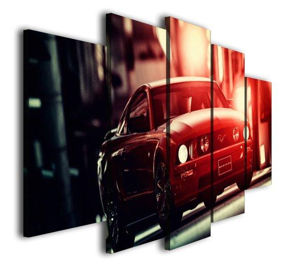 Ford Mustang Sport Car Racing – Automative Canvas Wall Art