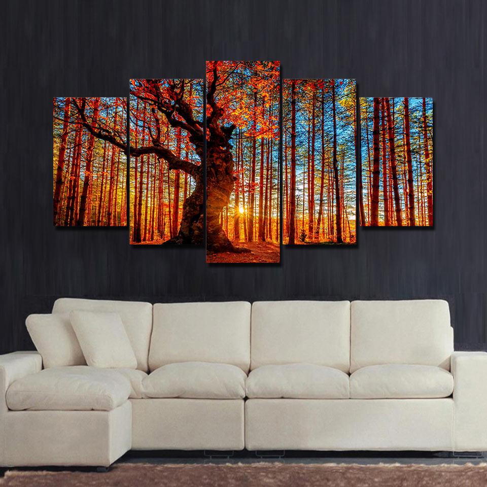 Forest Sky Trees – Nature Canvas Wall Art