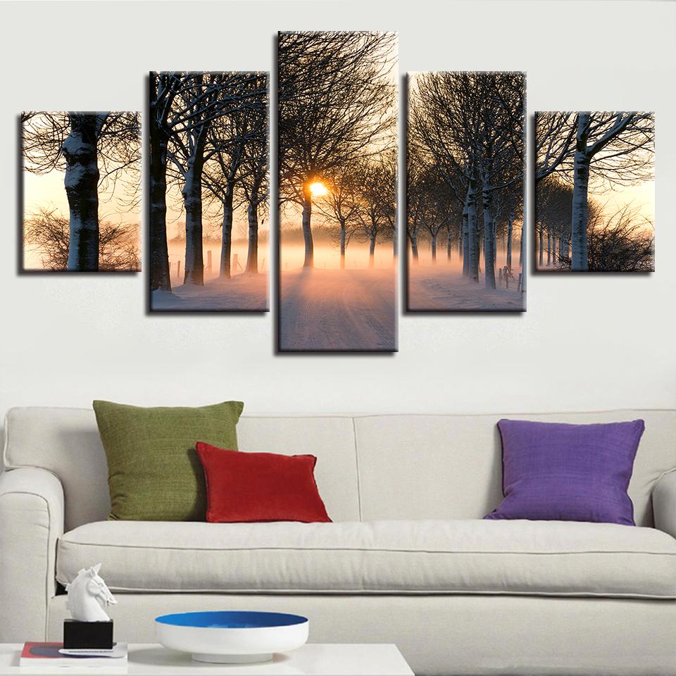 Forest Sunshine 01 – Nature Canvas Wall Art