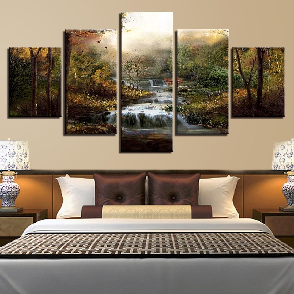 Forest Waterfall 10 – Nature Canvas Wall Art