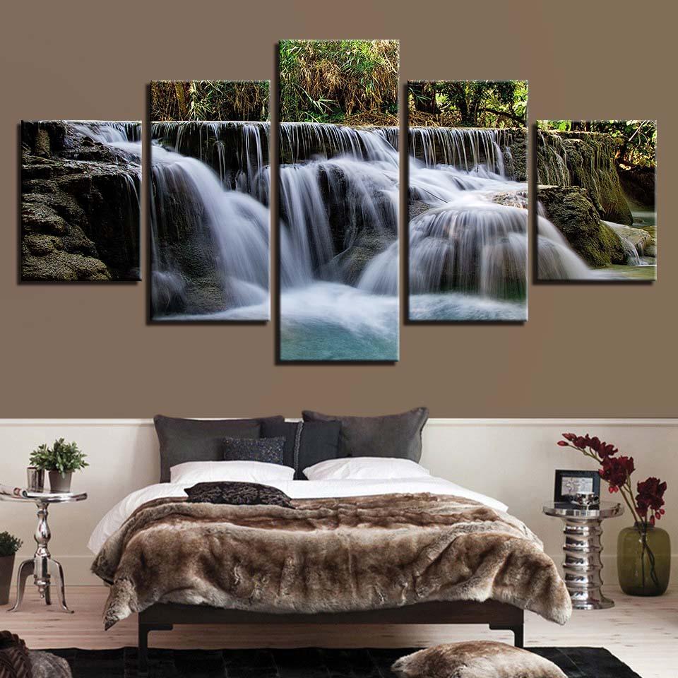 Forest Waterfall 5 – Nature Canvas Wall Art