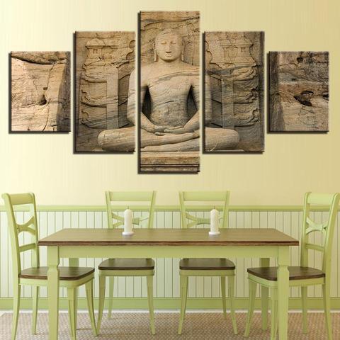 Fortitude Buddha – Religion Canvas Wall Art