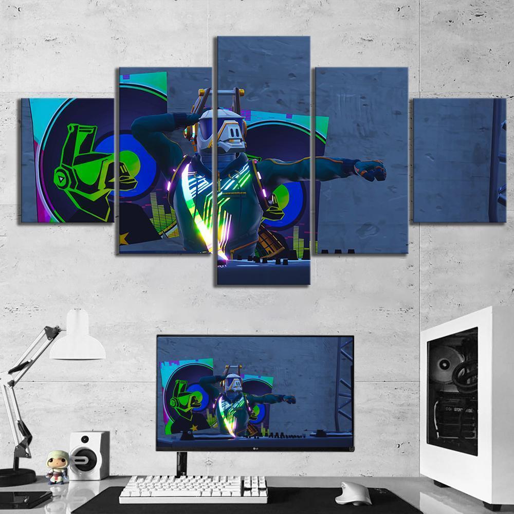 Fortnite Dj Yonder Gaming – Canvas Wall Art