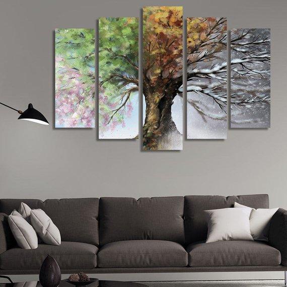 Four Seasons 02 – Nature Canvas Wall Art