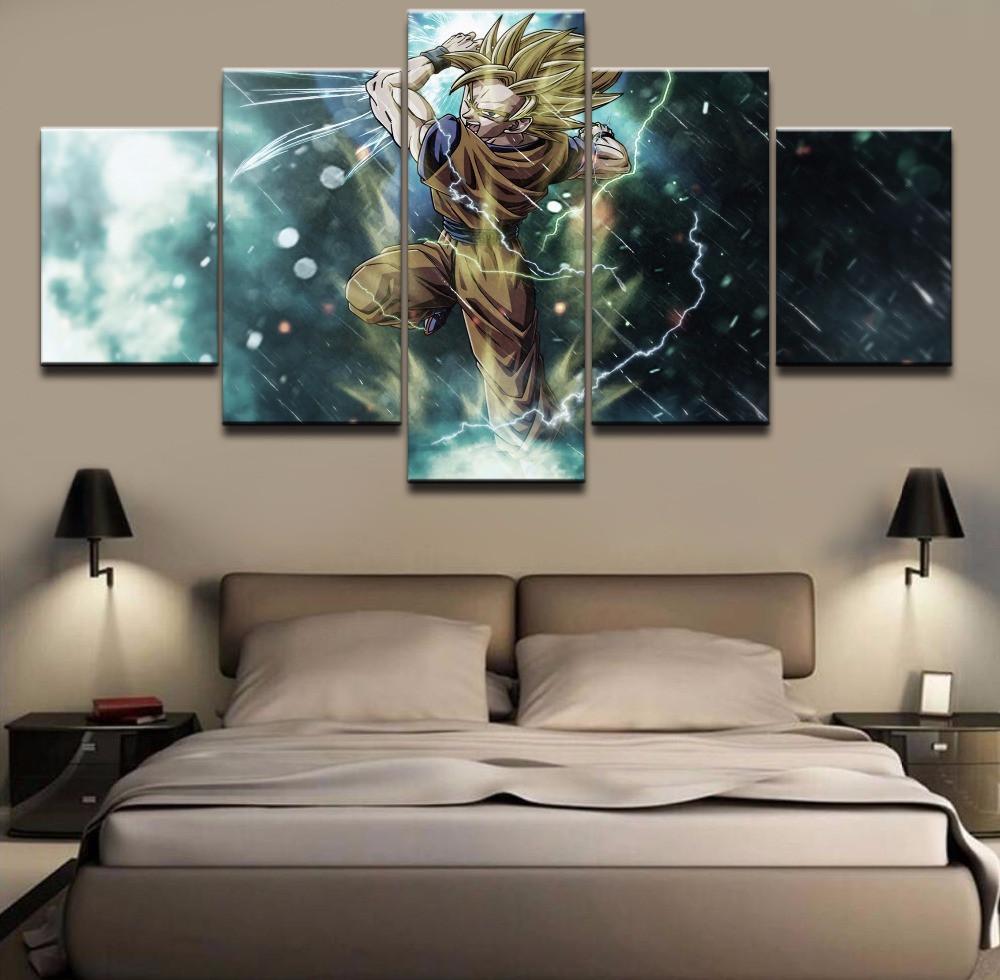 Framed Dragon Ball Z – Cartoon Canvas Wall Art