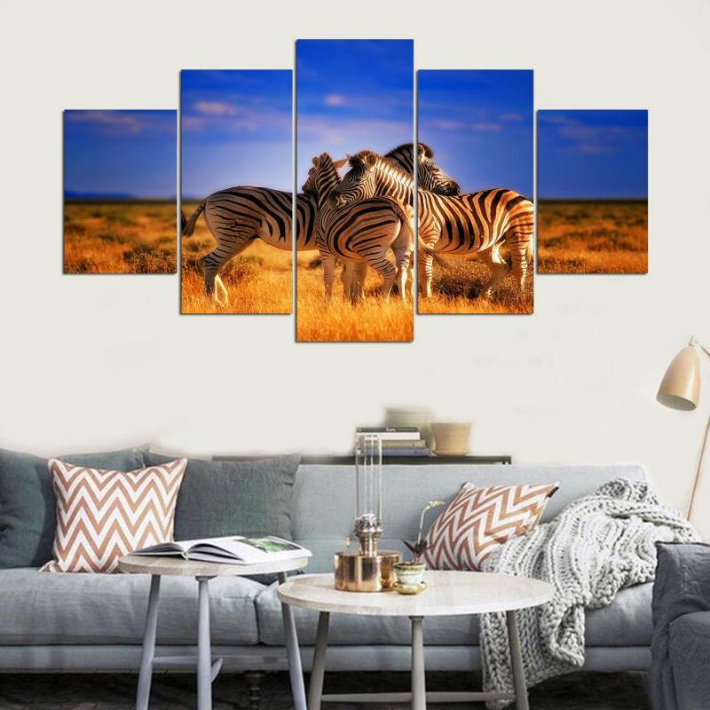 Frames Zebra – Animal Canvas Wall Art
