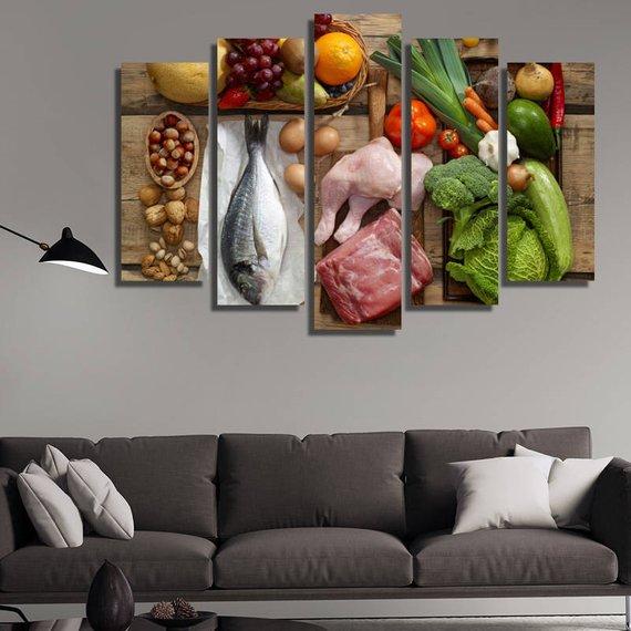 Fresh Meat – Kitchen Canvas Wall Art