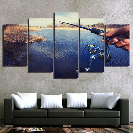 Freshwater Fishing 1 – Fishing Canvas Wall Art