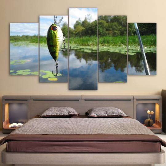 Freshwater Fishing – Fishing Canvas Wall Art